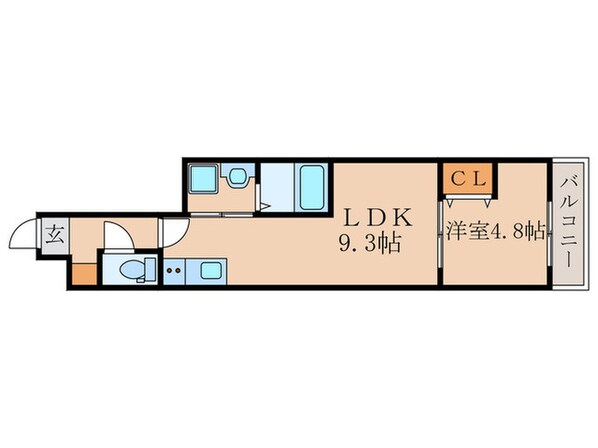 CUOREyodoの物件間取画像